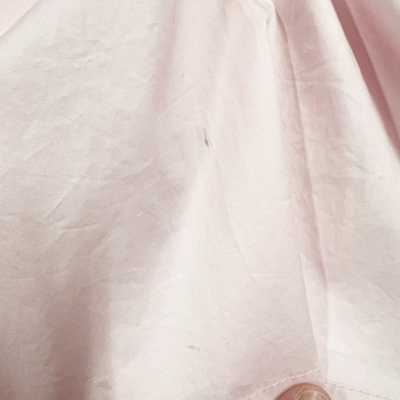 MONICA NERA Womens Pink Cotton Artelier Made to Order Tiered Mini Dress Size M - Picture 6 of 10